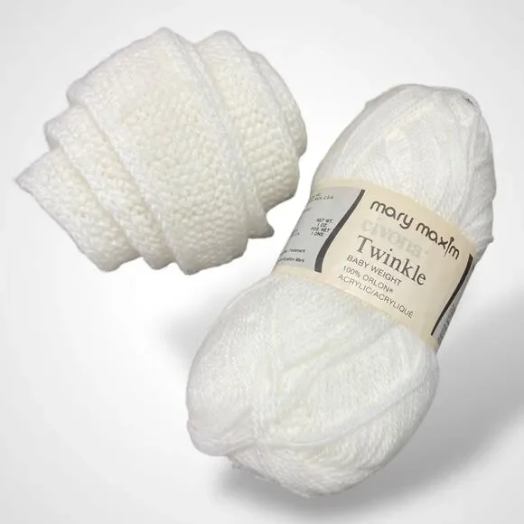 Sophie Scarf White Acrylic Neck Warmer Hand Knit Women Neckerchief Gift for Her
